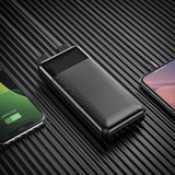 HOCO J72A Easy travel power bank(20000mAh) - Black - Star Light Kuwait
