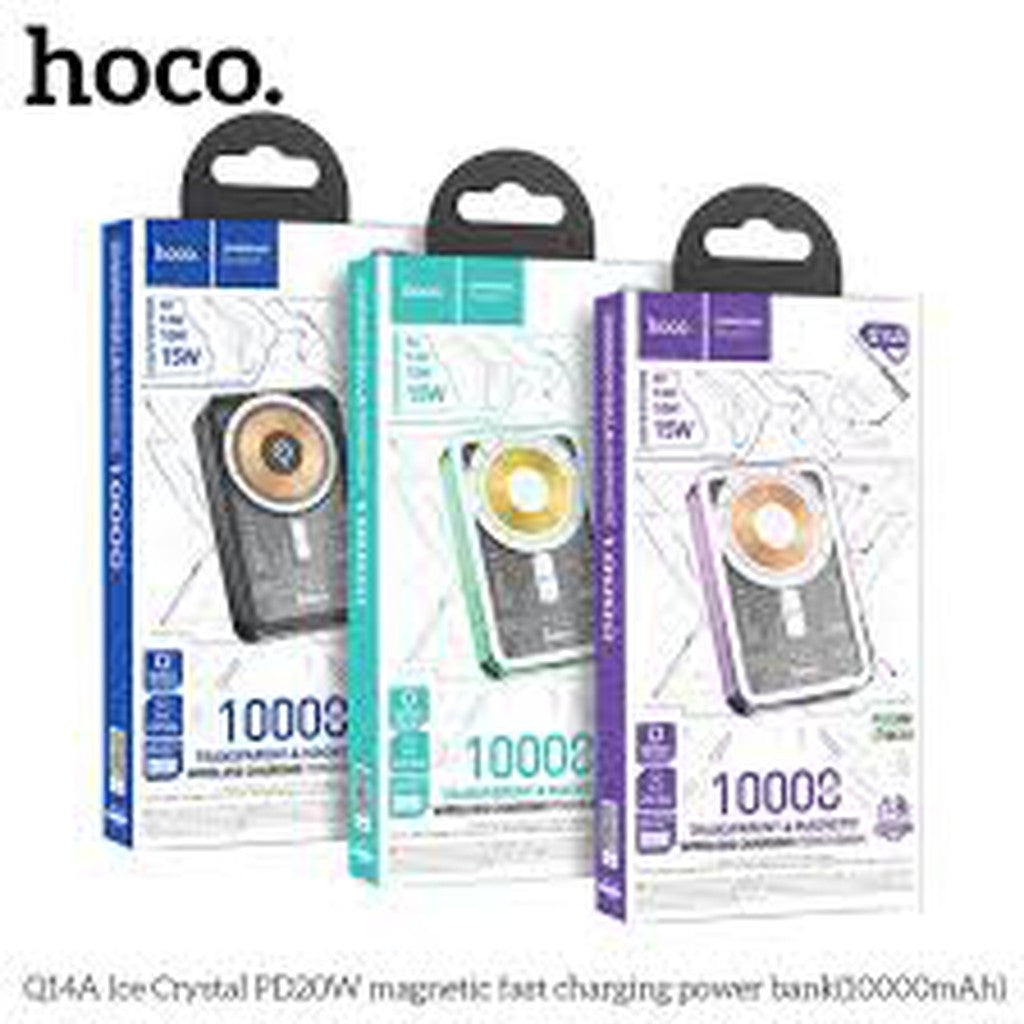 HOCO Q14A Ice Crystal PD20W magnetic fast charging power bank(10000mAh) - Star Light Kuwait