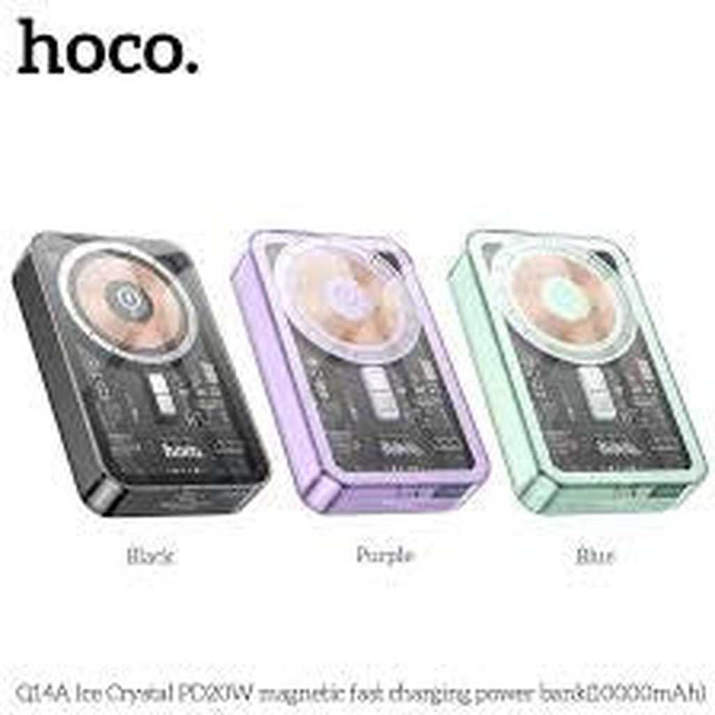 HOCO Q14A Ice Crystal PD20W magnetic fast charging power bank(10000mAh) - Star Light Kuwait