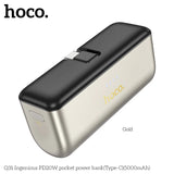 بنك الطاقة المحمول HOCO Q31 Ingenious PD20W بسعة 5000 مللي أمبير (منفذ Type-C) - شحن سريع وقابل للحمل