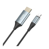 كابل HOCO UA15 من Lightning إلى HDMI - Lightning / HDMI / 2 متر / أسود