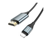 كابل HOCO UA15 من Lightning إلى HDMI - Lightning / HDMI / 2 متر / أسود