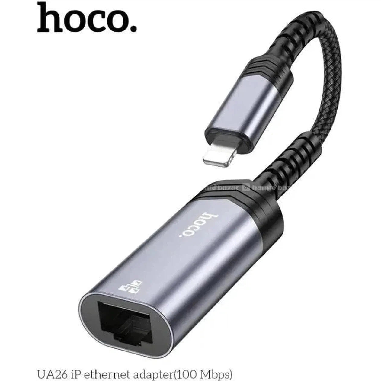 HOCO UA26 iP ethernet adapter(100 Mbps) - Star Light Kuwait