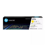 خرطوشة حبر HP 222A الأصلية الصفراء لطابعات الليزر جيت - 1200 صفحة / لون أصفر / خرطوشة حبر