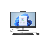 HP 24-CR0041NE AIO PC - 23.8" FHD Non-Touch / i7 / 8GB / 512GB (NVMe M.2 SSD) / DOS (Without OS) / 1YW / Jet Black - Desktop