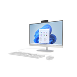 HP 24-CR0064NE AIO PC - i7-1355U / 16GB / 512GB (NVMe M.2 SSD) / 23.8" FHD Touch / 1YW / Shell White - Desktop