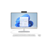 HP 24-CR0064NE AIO PC - i7-1355U / 16GB / 512GB (NVMe M.2 SSD) / 23.8" FHD Touch / 1YW / Shell White - Desktop
