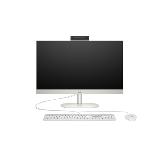 HP 24-CR2010NE AIO AI PC - Ultra 5 225U / 8GB / 512GB (NVMe M.2 SSD) / 23.8" FHD Touch / 1YW / Shell White - Desktop