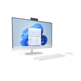 HP 27-CR0012NE AIO PC - i7 / 8GB / 512GB (NVMe M.2 SSD) / 27" FHD Non-Touch / Win 11 Pro / 1YW / Shell White - Desktop