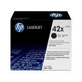 خرطوشة حبر HP 42X سوداء عالية الإنتاجية أصلية لطابعات الليزر (Q5942X)