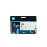 HP 738 130-ml Magenta DesignJet Ink Cartridge (498N6A)