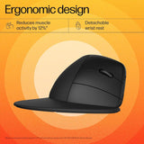 HP 920 Ergonomic Vertical Wireless Mouse - Up to 4000 DPI / Black