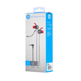 HP DHE-7004 Wired Music Headset In Ear Earphone - Red