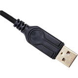 HP DHE-8004 Stereo Surround Sound Wired Gaming Headset With Flexible Microphone - Black