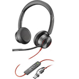 HP HP Poly Blackwire 8225 Stereo USB-C Headset - USB-C/A Adapter