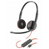 HP Poly Blackwire 3220 Stereo USB-C Headset - On-Ear / USB-C/A Adapter