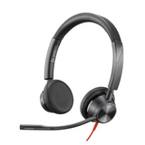 HP Poly Blackwire 8225 Stereo USB-C Headset - On-Ear / USB-C/A Adapter