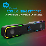 مكبر صوت HP DHE-6002 بإضاءة RGB LED تعمل باللمس