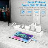 Haing 20W Fast Charger Power Extension with 2m Cable & Safety Shutters UK Sockets