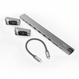 قاعدة هاما 9 في 1 USB-C لـ 4 X USB-A، USB-C، HDMI، LAN، SD، MICROSD | 135765