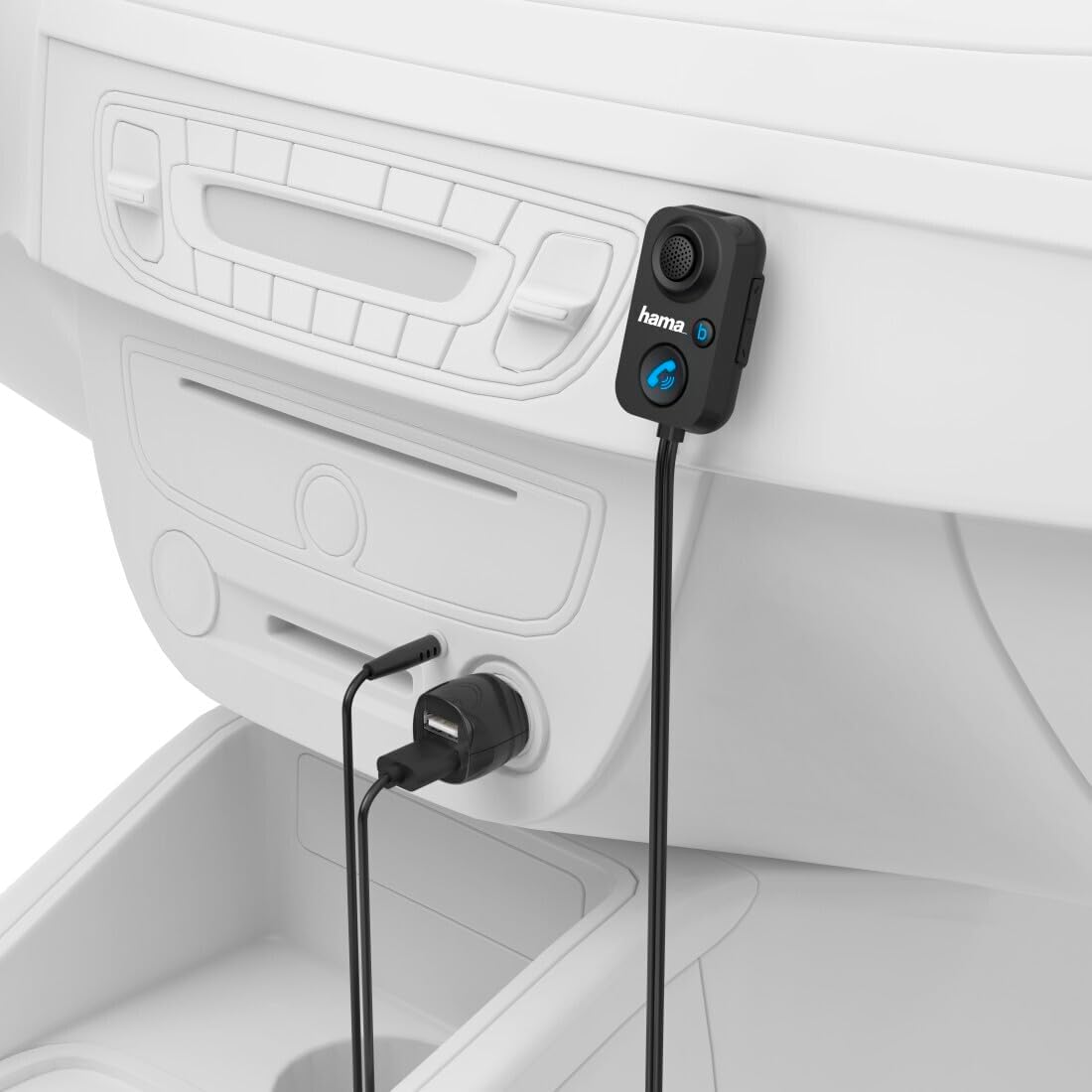 Hama Bluetooth Hands-Free Device for Cars with AUX-In-Mounts & Chargers-Hama-Star Light Kuwait