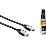 Hama High Speed Hdmi Cable 1.5 M With Lcd-Plasma Cleaning Gel