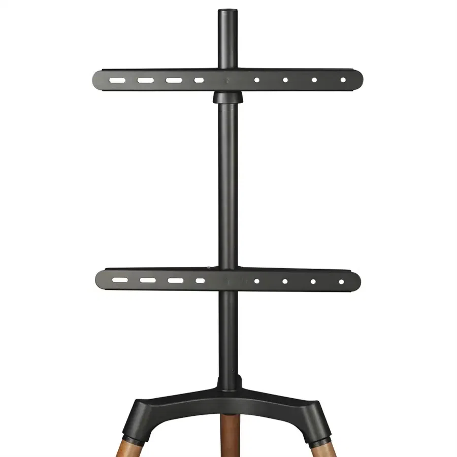 Hama Real Wood TV Stand, 65-inch TV Stand, 165 cm, Variable Height - Black-TV Stand-Hama-Star Light Kuwait