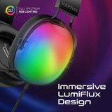 High Performance 7.1 Stereo Sound Gaming Lumiflux Headset with Microphone