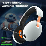 High-Performance Tri-Mode Connectivity Gaming Headset with Retractable Microphone