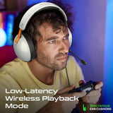 High-Performance Tri-Mode Connectivity Gaming Headset with Retractable Microphone