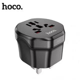 Hoco AC6 Unimpeded universal conversion plug(EU) - Black