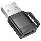 Hoco Adapter UA31D USB-A to Type-C – Black