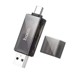 Hoco DHD01 2in1 Type-C to USB OTG Card Reader