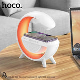 مكبر صوت Hoco DS43 Big-G الذكي بتقنية الشحن اللاسلكي المحيطي وتقنية البلوتوث