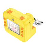 Hoco DV200 Dual Lens Children Printing Camera - Yellow