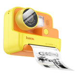 Hoco DV200 Dual Lens Children Printing Camera - Yellow