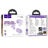 Hoco Duke V TWS Earphones True Wireless Bluetooth 5.3 with Charging Case - Purple