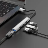 محول Hoco HB26 4 في 1 (USB إلى USB3.0 + USB2.0*3)
