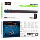 Hoco HS1 Bluetooth speaker Prestige home theater speaker (Black)