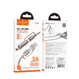 Hoco U138 All in One Charging Cable With Lighter