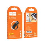 محول شاشة Hoco UA32B ذو 8 دبابيس ذكر إلى Type-C أنثى - أسود