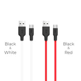 Hoco X21 Silicone type-c charging cable 1M