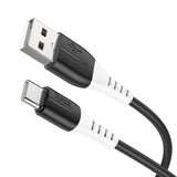 كابل بيانات وشحن سيليكون من النوع C من هوكو X82 بطول 1 متر