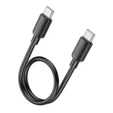 كابل بيانات للشحن السريع Hoco X96 Hyper بقوة 60 واط من النوع C إلى النوع C (الطول = 0.25 متر)