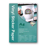 Holographic PET Vinyl Sticker Paper – Regular/ A4/ 20 Sheets