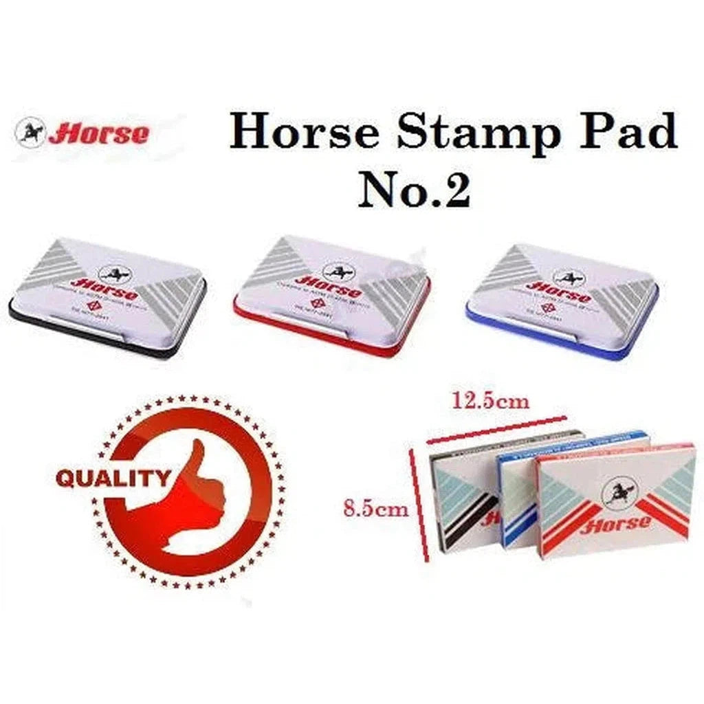 Horse Stamp Pad No.-Stamp Ink Pad-Other-Blue-Star Light Kuwait