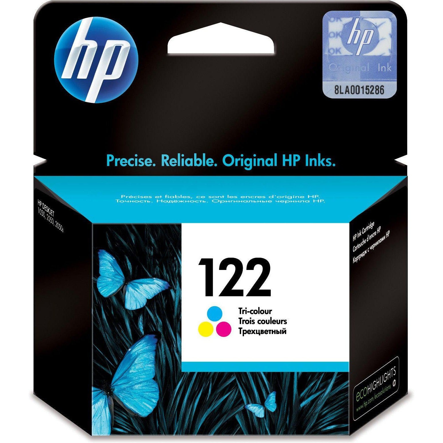 Hp 122 Tri-Color Original Ink Cartridge Ch562He-Inks And Toners-HP-Star Light Kuwait