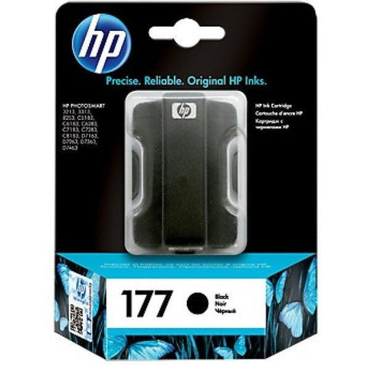 Hp 177 Black Original Ink Cartridge C8721He-Inks And Toners-HP-Star Light Kuwait