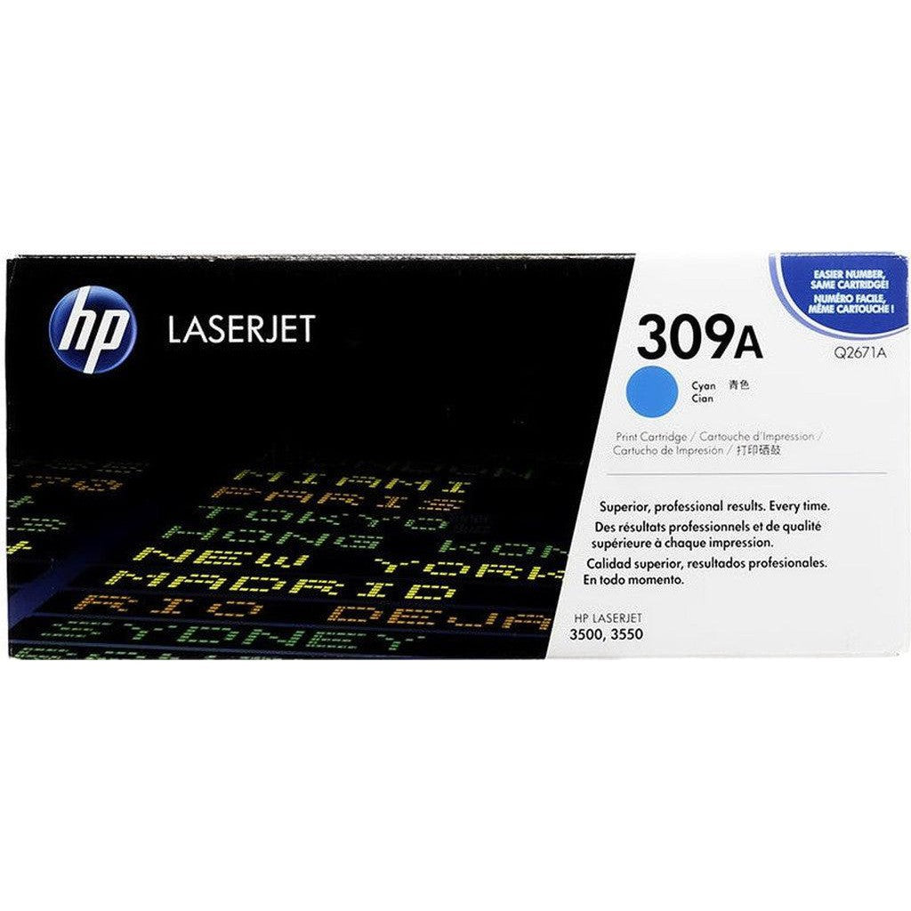 Hp 309A Cyan (Q2671A) Toner-Inks And Toners-HP-Star Light Kuwait