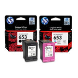عبوة خرطوشة حبر ملونة HP 653 